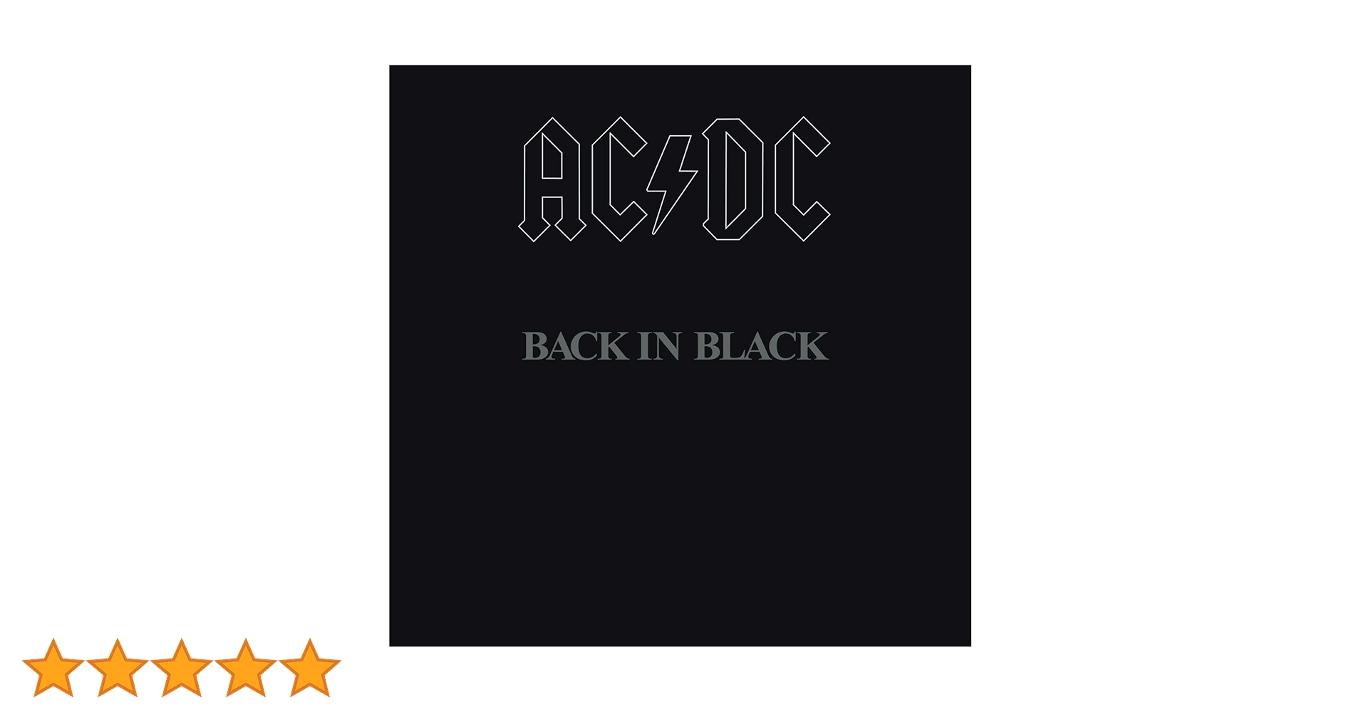 AC/DC Back in Black レコード AC / DC Back in Black 12